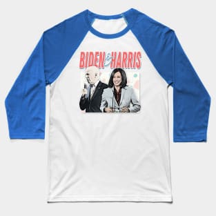 Joe Biden And Kamala Harris / Retro Style Fan Design Baseball T-Shirt